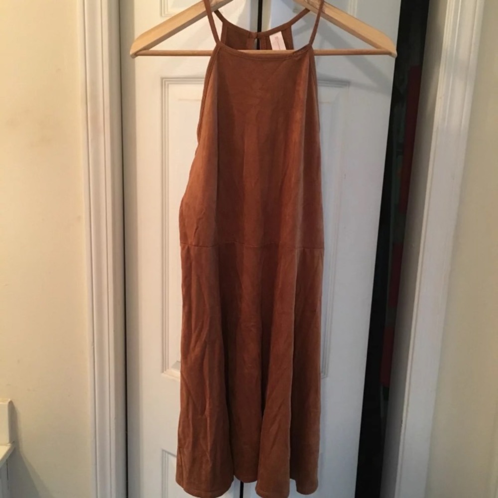 Suede dress